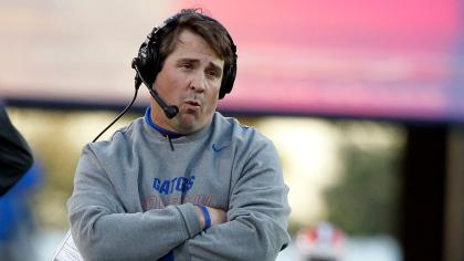 Will Muschamp is interested in staying in the head-coaching ranks, sources said. (AP)