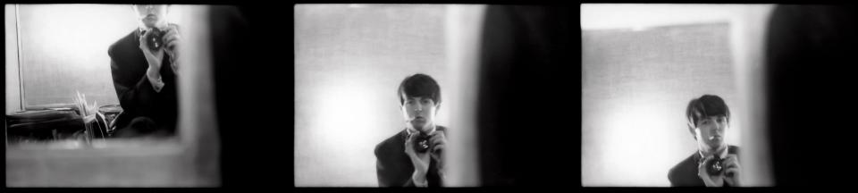 Self-portraits in a mirror in Paris, 1964 (Sir Paul McCartney/PA)