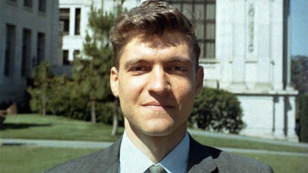 Kaczynski as a young professor at University of California, Berkeley, in 1967. Photo: George M. Bergman, UC Berkeley