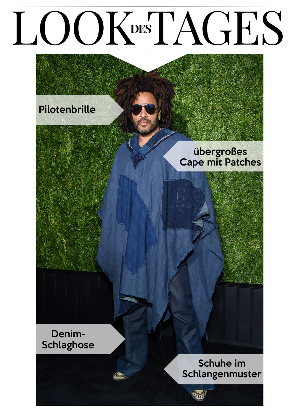 Lenny Kravitz ist für seinen authentischen Stil bekannt. (Bild: AP Photo)