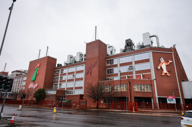 Kelloggs factory at Trafford Park.