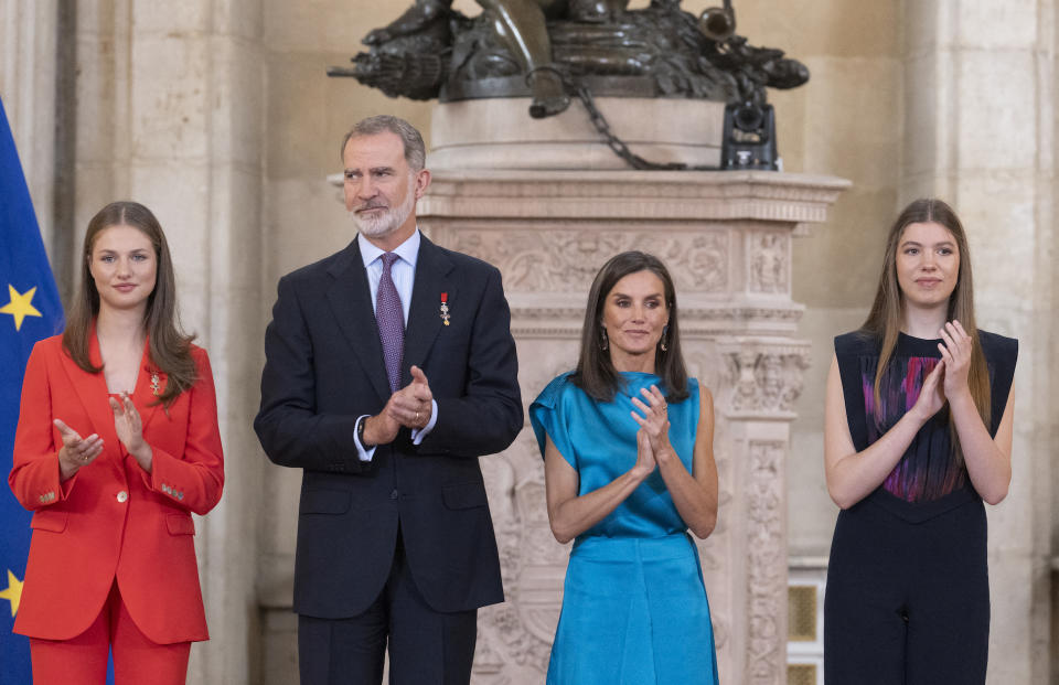 Leonor d'Espagne, Felipe VI, Letizia d'Espagne et la princesse Sofia