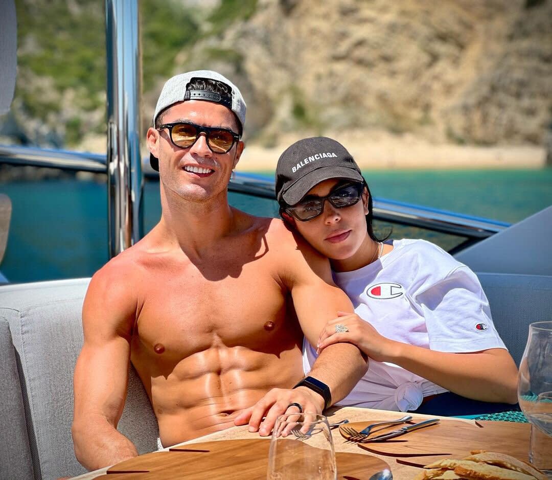 Cristiano Ronaldo and girlfriend Georgina Rodríguez