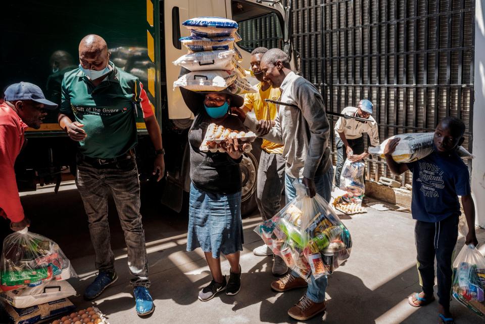 South Africa’s lockdown is believed to have intensified the spread of coronavirus in dense urban areasAFP via Getty Images