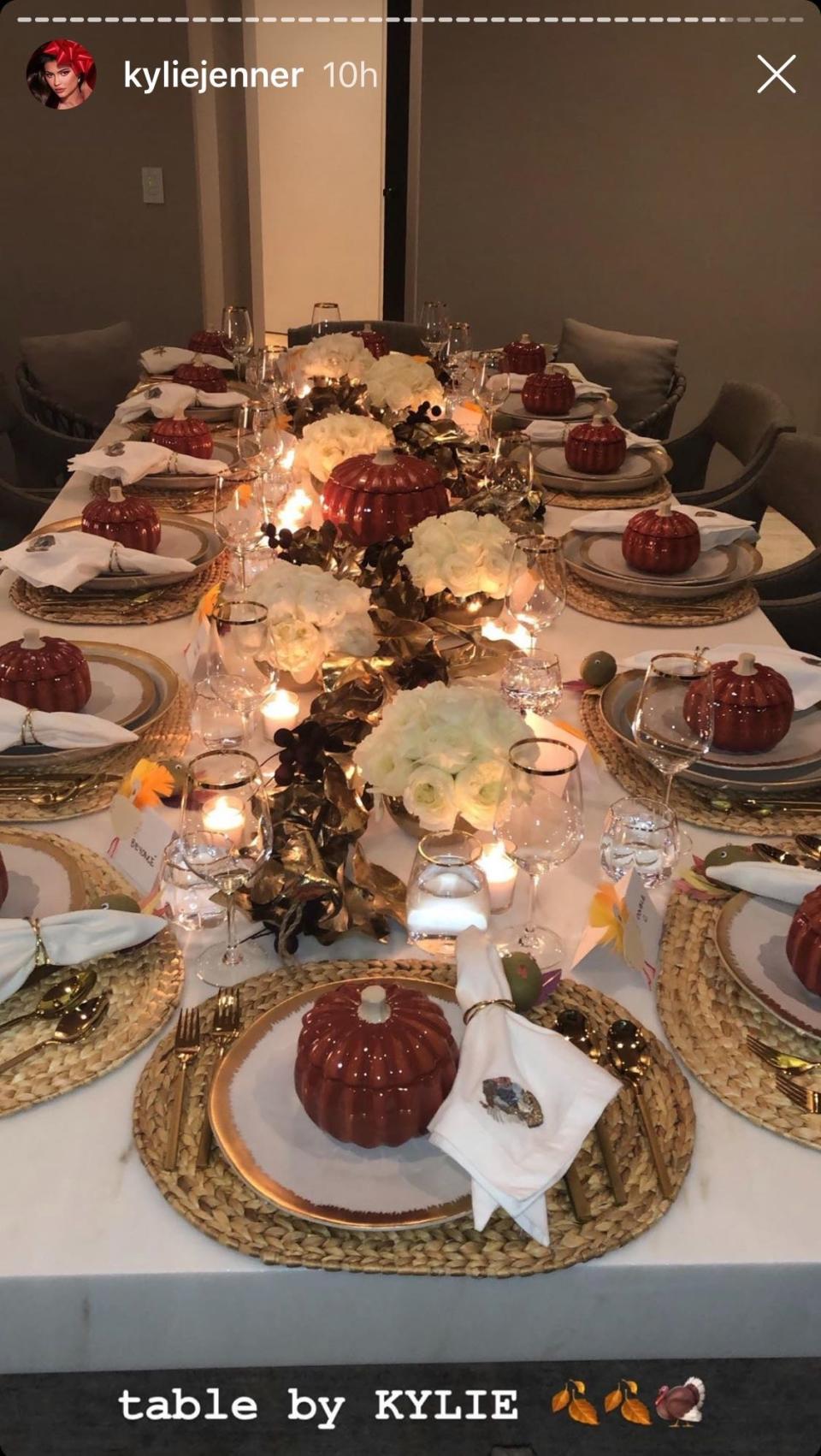 Kylie Jenner Throws a Buzz-Worthy Friendsgiving