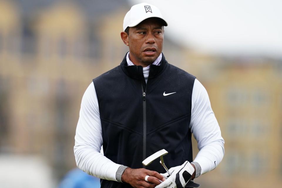 Tiger Woods was forced to withdraw from the Hero World Challenge due to a foot injury (David Davies/PA) (PA Wire)
