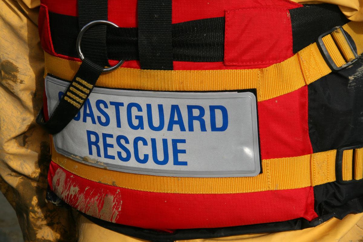Coastguard Rescue Teams from Ventnor and Bembridge were called to investigate. <i>(Image: HM Coastguard.)</i>