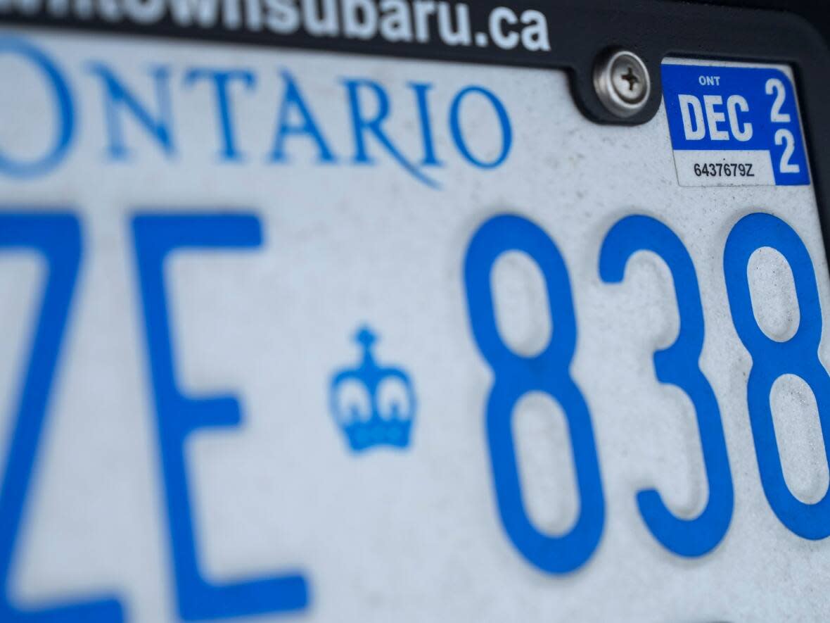 Premier Doug Ford said the government will also issue refunds to Ontarians who have renewed their licence plate stickers since March 2020. (Nathan Denette/The Canadian Press - image credit)