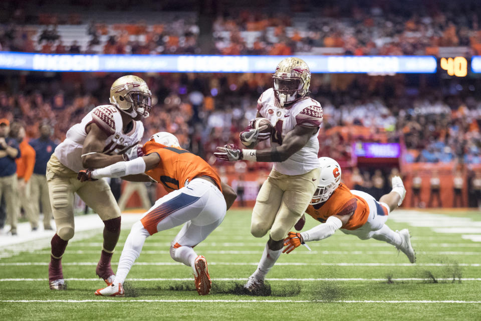 Dalvin Cook is Florida State's leading career rusher. (Getty)