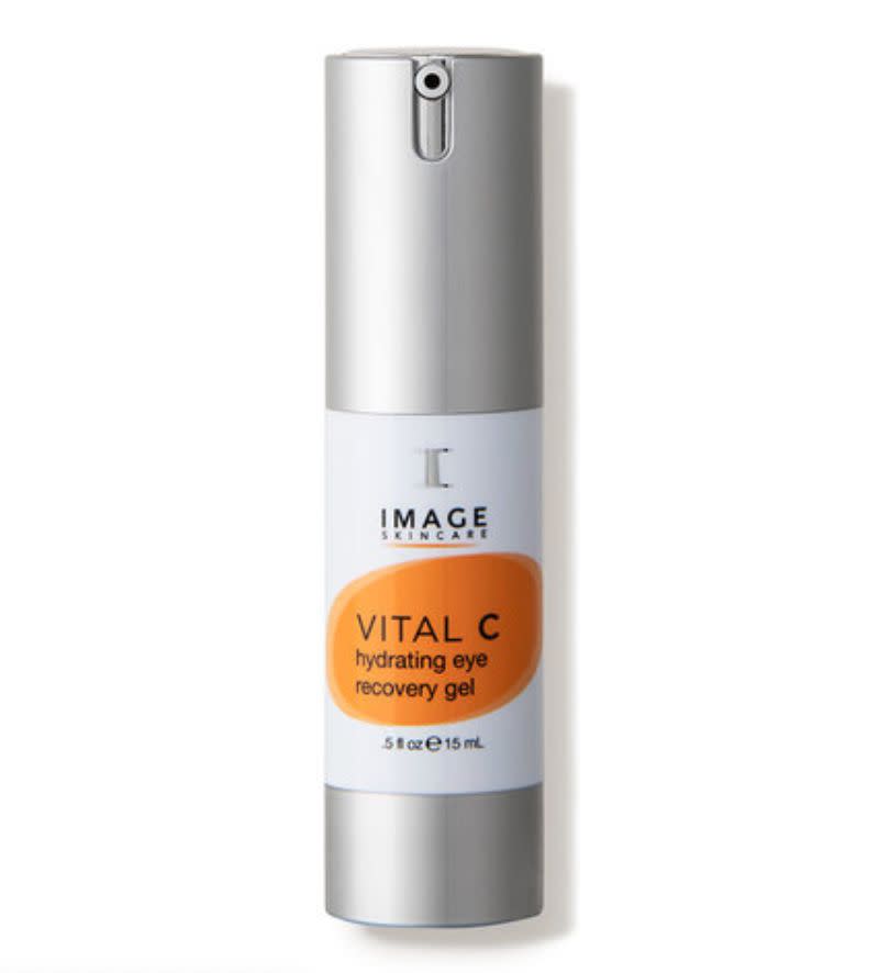 "A great one for all skin types and conditions is the <a href="https://fave.co/3eozSJC" target="_blank" rel="noopener noreferrer">Image Vital C Hydrating Eye Recovery Gel.</a> It is velvety and melts right into the skin, providing a boost of hydration and cooling sensation." &mdash; <strong>Serron at HeyDay</strong>. Find it for $50 at <a href="https://fave.co/3eozSJC" target="_blank" rel="noopener noreferrer">Dermstore</a>.