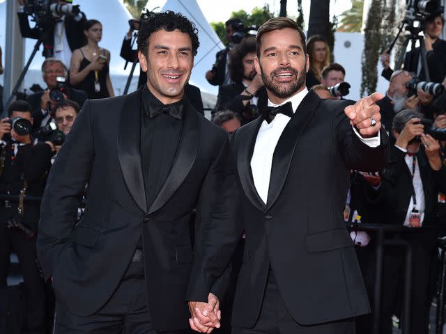 Lionel Hahn/Getty Jwan Yosef and Ricky Martin in May 2022