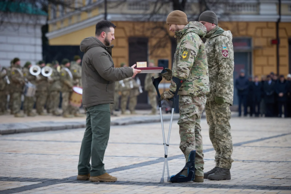 <span class="copyright">Ukrainian Presidential Press Service/Handout via REUTERS</span>