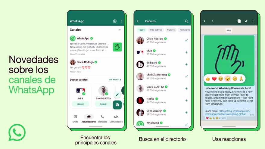 Las novedades que traen los canales en WhatsApp.