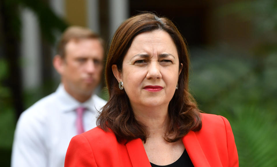 Queensland Premier Annastacia Palaszczuk has praised residents for their compliance with social distancing measures. Source: AAP
