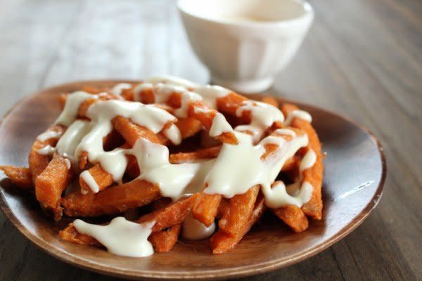 <strong>Get the <a href="http://www.healthyfoodforliving.com/gouda-sauce-for-sweet-potato-cheese-fries/">Sweet Potato Fries</a> with Gouda Sauce from Healthy Food For Living</strong>