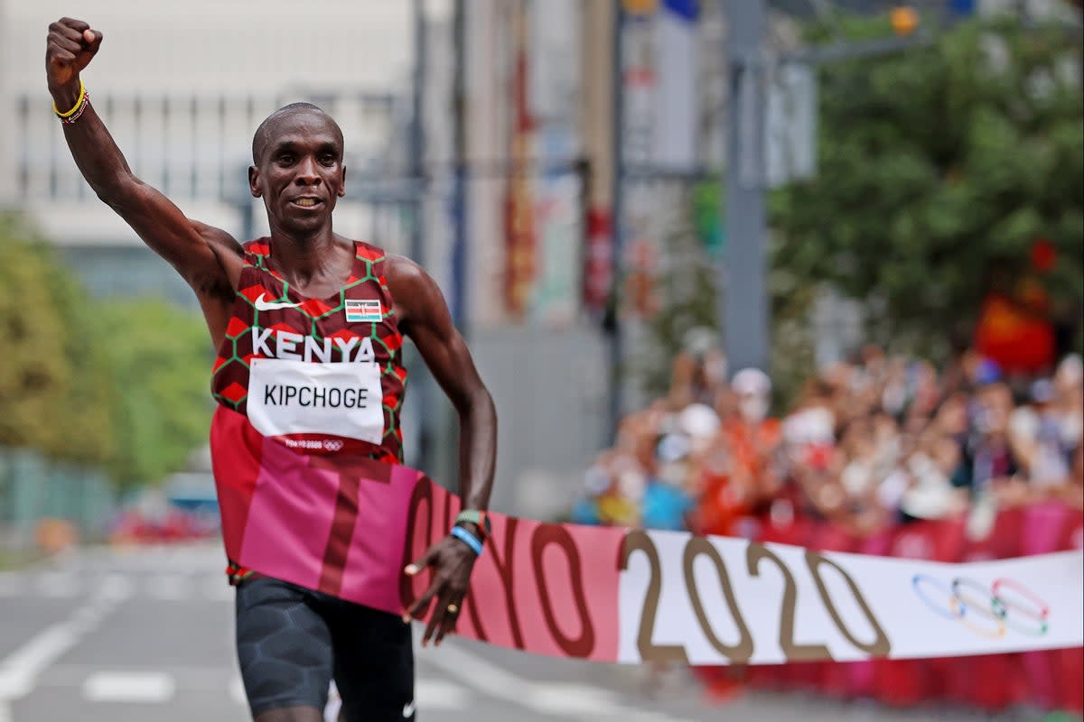 Eliud Kipchoge is set to compete in the city where he won Olympic marathon gold in 2021  (Getty Images)