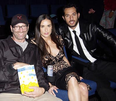 Herb Ritts , Demi Moore and Guy Oseary at a Los Angeles screening of Screen Gems' Swept Away