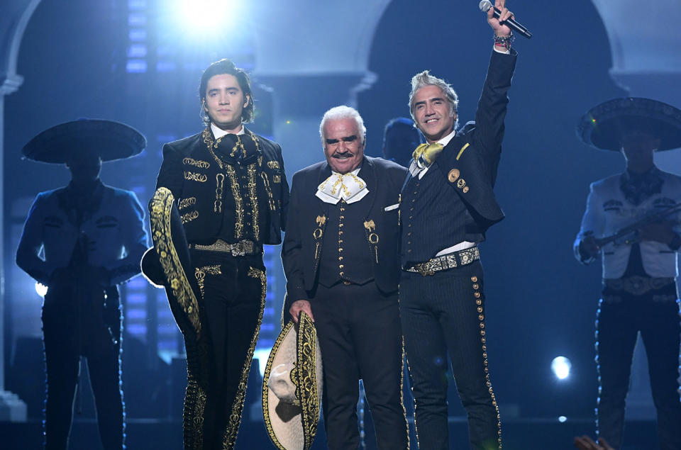 Alex Fernández, Vicente Fernández and Alejandro Fernández