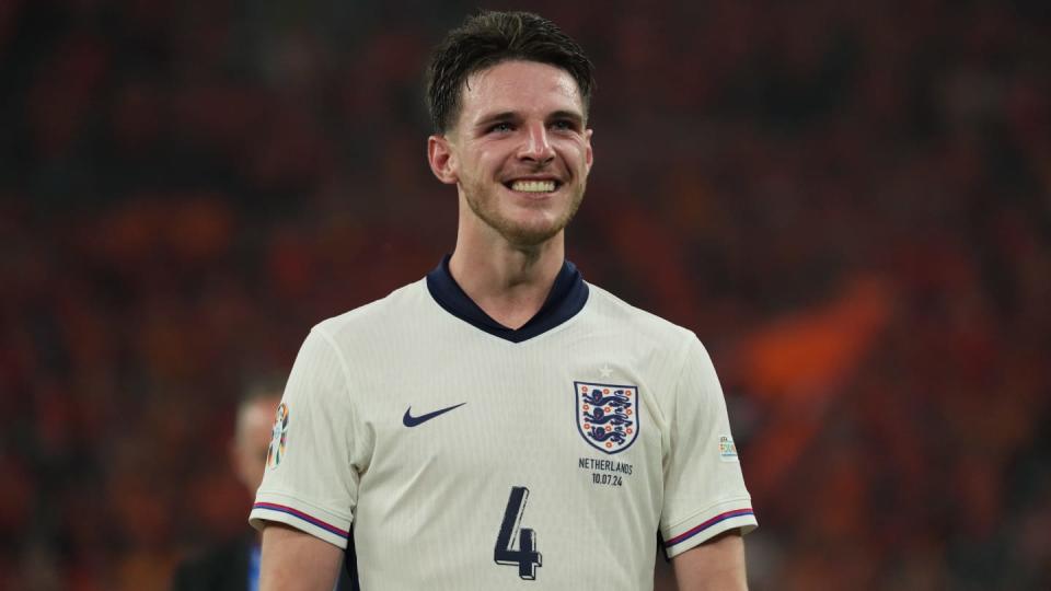 Declan Rice keen to follow Lionesses' legacy in Euro 2024 final