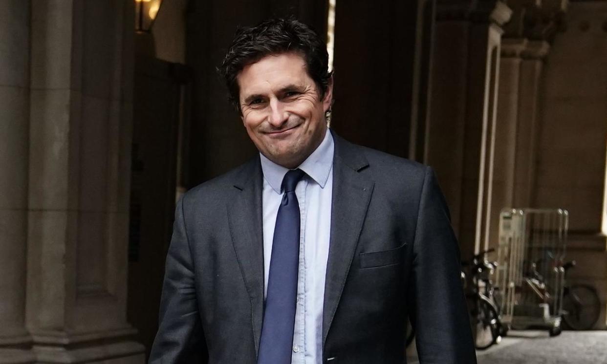 <span>Johnny Mercer arriving in Downing Street for a cabinet meeting on Monday. The veterans minister completed his final tour of Afghanistan in 2010.</span><span>Photograph: Aaron Chown/PA</span>