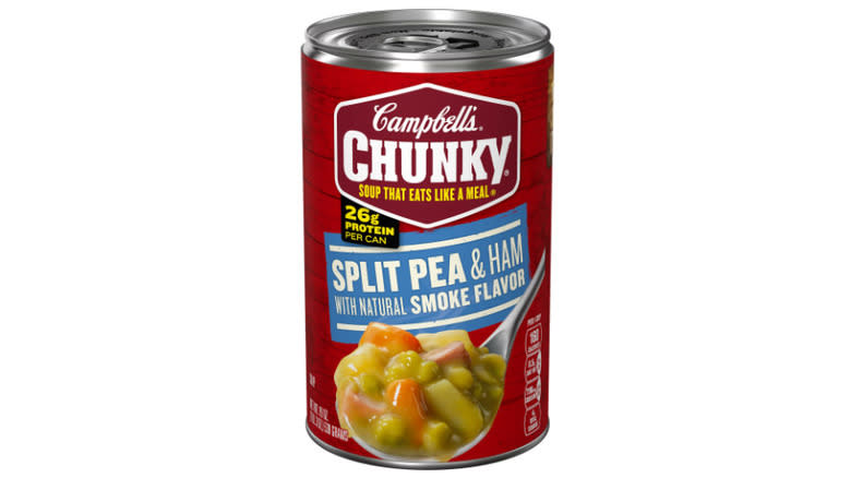 can of split pea soup