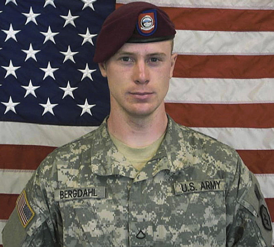 This undated image provided by the U.S. Army shows Sgt. Bowe Bergdahl. Washington has held indirect talks with the Taliban over the possible transfer of five senior Taliban prisoners from Guantanamo Bay in exchange for a U.S. soldier captured in Afghanistan nearly five years ago, a senior Taliban official told The Associated Press. A U.S. official said the possibility of an exchange is under discussion but would not comment on whether any talks have yet occurred. (AP Photo/U.S. Army)