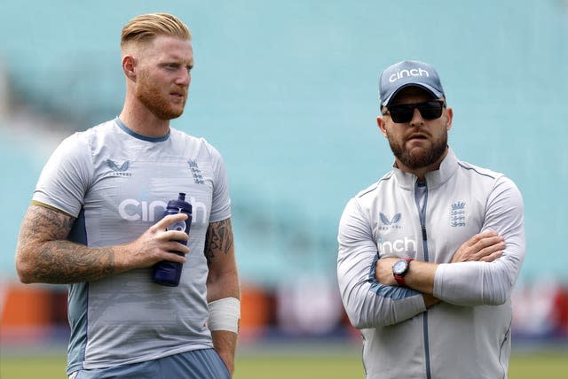 England captain Ben Stokes and head coach Brendon McCullum