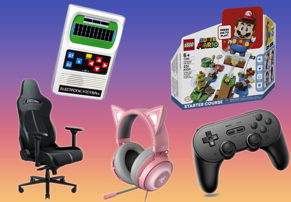 Electronic Football, Super Mario LEGO, Razer Enki, Razer Kraken Kitty, 8BitDo Pro 2