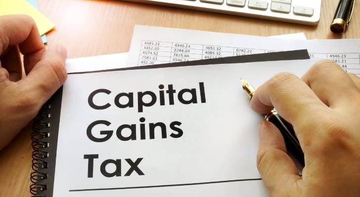 Capital gains taxes are owed only after an asset, like stock, is sold