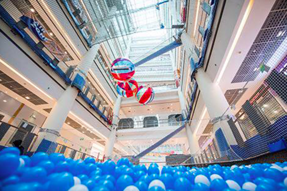 <em>The ball pool is based at a shopping centre in Singapore City (AsiaWire)</em>