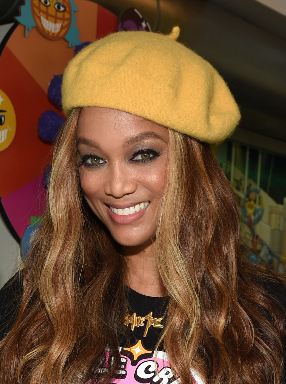 Tyra Banks hosts the grand opening of her new ice cream shop "SMiZE Cream" on July 02, 2021