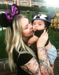 <strong>Kailyn Lowry and son Lux </strong>