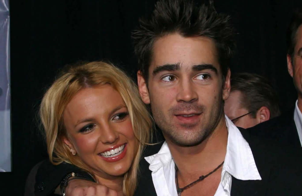 Britney Spears and Colin Farrell - January 2003 - The Recruit premiere - Avalon