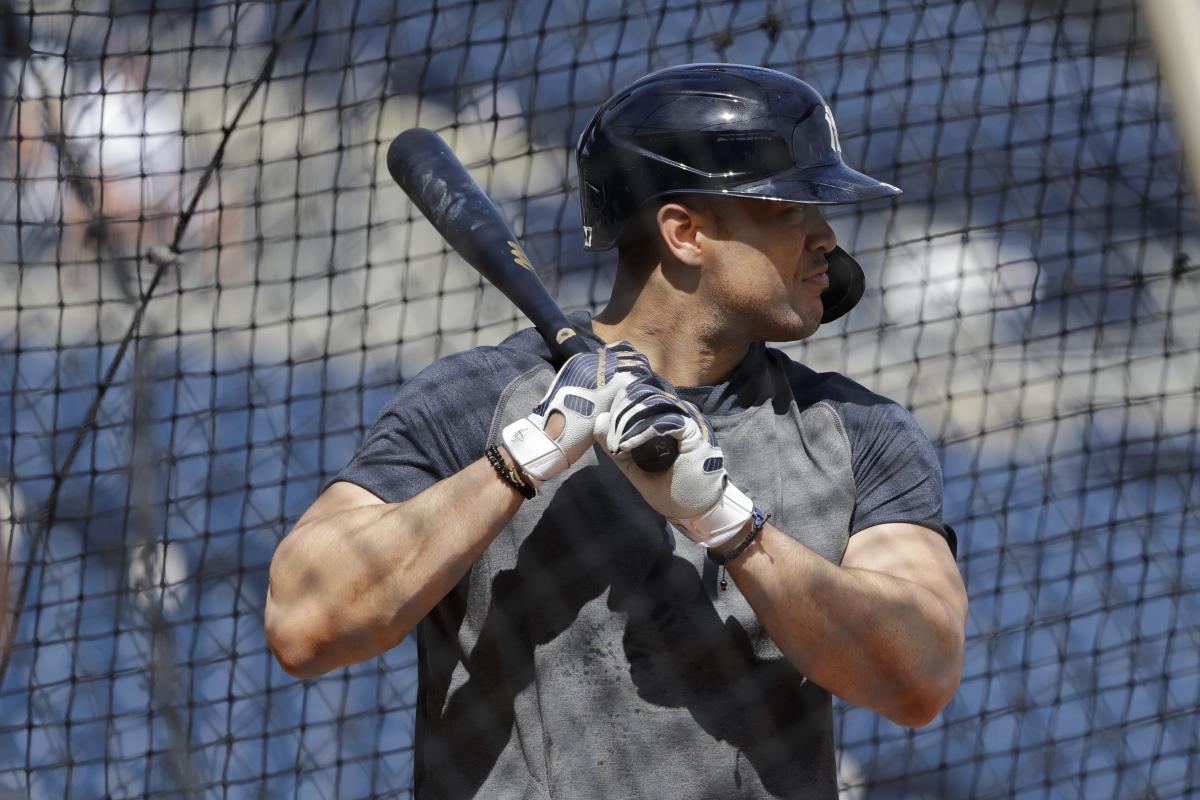 Yankees' Giancarlo Stanton Unlikely for Opening Day After Suffering Calf  Injury, News, Scores, Highlights, Stats, and Rumors