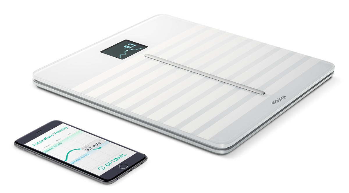 Withings - Body Weight & BMI Wi-Fi Smart Scale - White