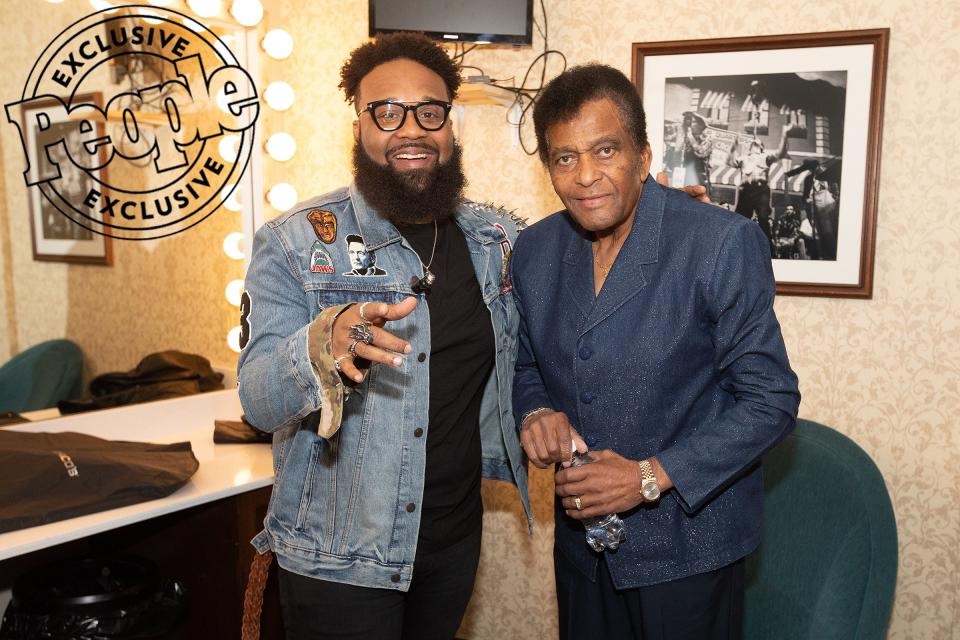 Meeting Charley Pride backstage