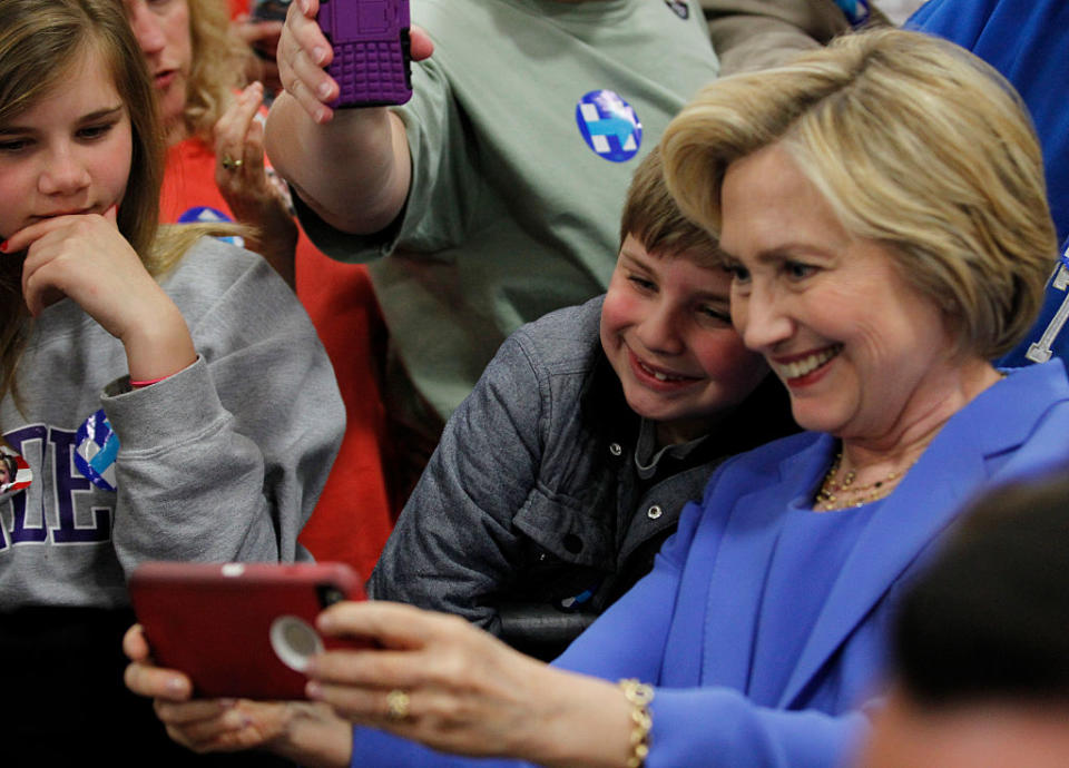 Hillary Clinton in Louisville, Ky.