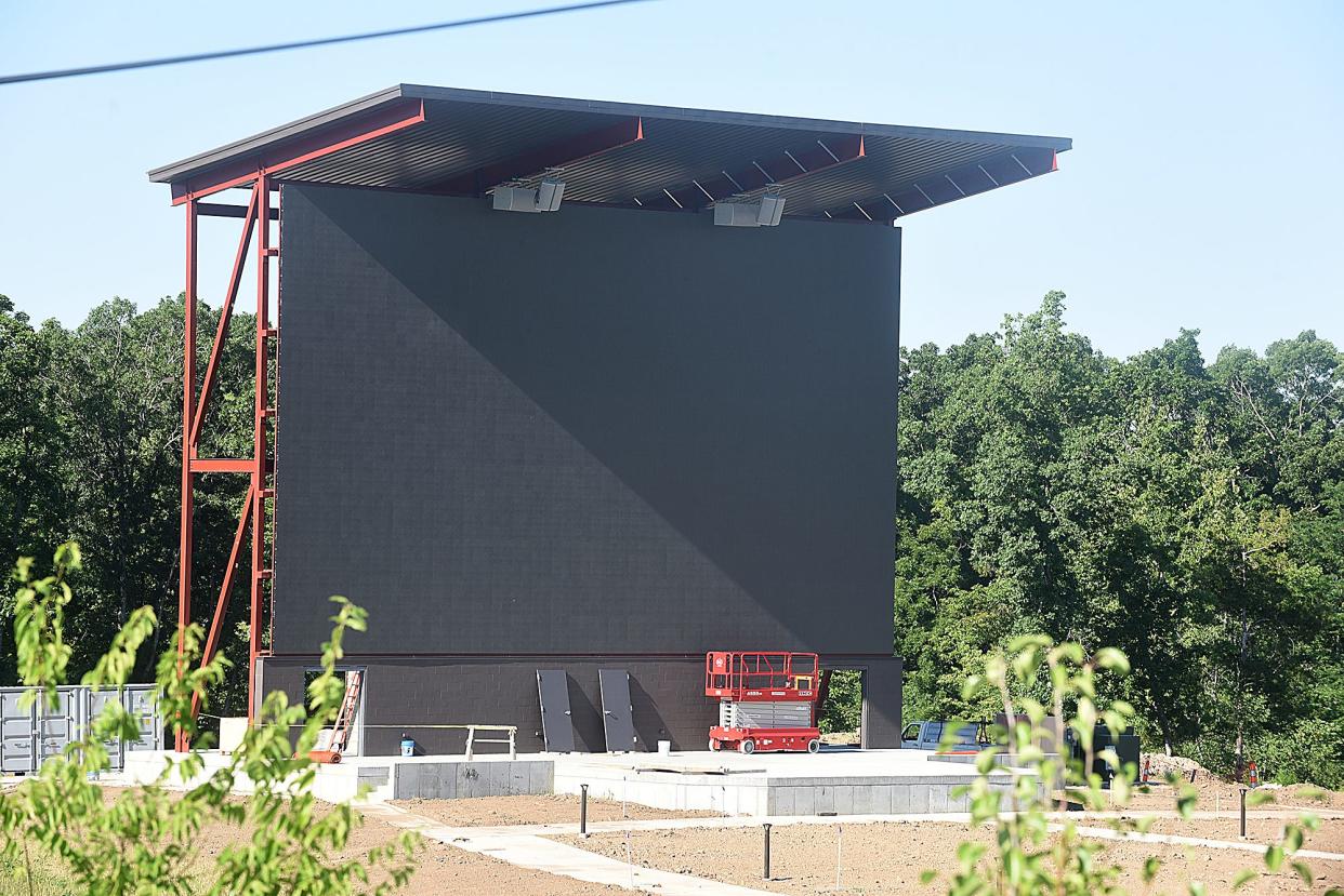 The Lakeside Ashland amphitheater will host outdoor festivals, concerts and movies located near the Route H roundabout on Log Providence Road.