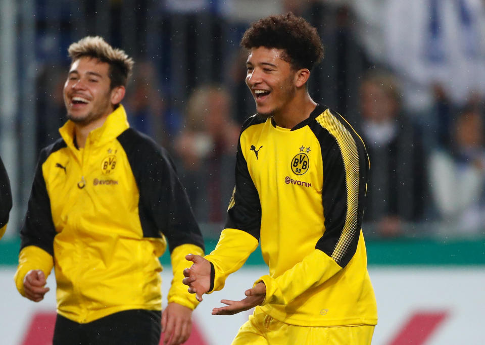 <p><span>Sancho left the Manchester City academy this summer for Bundesliga side Borussia Dortmund. In doing so, he took Dembele’s number 7 shirt and reportedly has all the talent to replace the departed Frenchman. </span><br><span>He has already made his Bundesliga debut and if he continues at this rate could become a future star for both German and English football.</span><br>Age: 17<br>Valued: £3.1m<br>Nation: England<br></p>