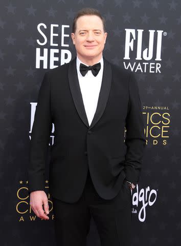 <p>Steve Granitz/FilmMagic</p> Brendan Fraser at the Critics Choice Awards Jan. 14