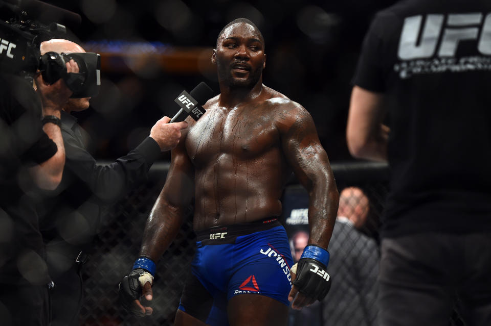 Anthony Johnson's manager said he is eyeing a March 2020 return to the cage. (Getty)