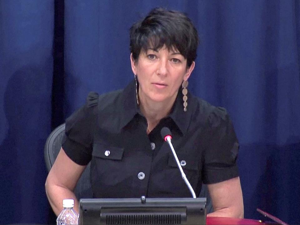 Ghislaine Maxwell, longtime associate of accused sex trafficker Jeffrey Epstein (via REUTERS)