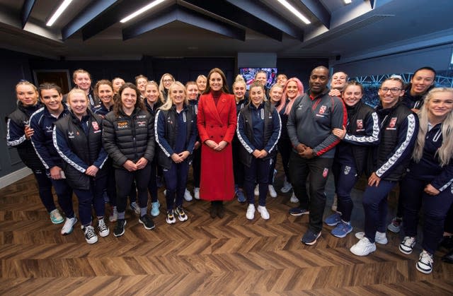 Princess of Wales attends Rugby League World Cup quarter-final match