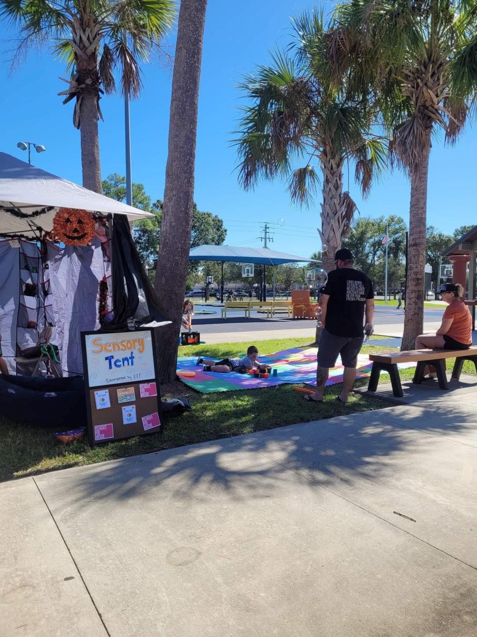 Equality and Equity for Everyone sponsored the "Sensory Tent" at a trick-or-treat event at Space Coast Field of Dreams in West Melbourne in October.