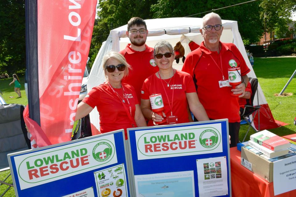 Juliet Coleman-Scott, Dominic Hewerdine, Jayne McConochie and Glenn Smith of Lowland Rescue (Photo: David Dawson)