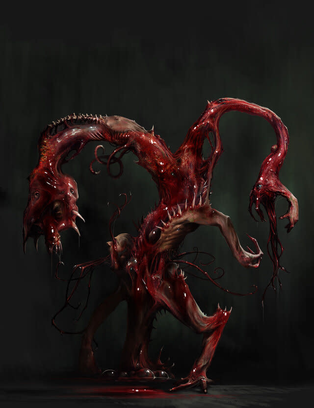 Creature Exploration concept art for The Thing 3 Video Game