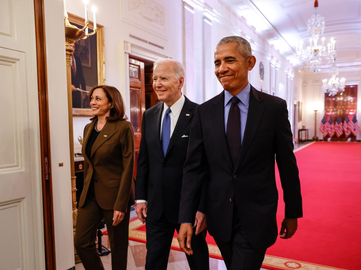 Biden jokes with Baker at White House visit