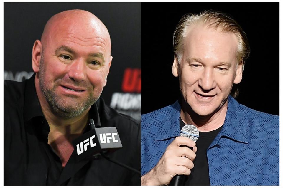 Dana White and Bill Maher (Getty)