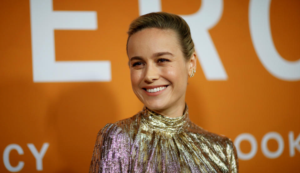 Cast member Brie Larson attends a community screening for the film "Just Mercy" in Los Angeles, California, U.S., January 6, 2020. REUTERS/Mario Anzuoni  REFILE - CORRECTING DATE
