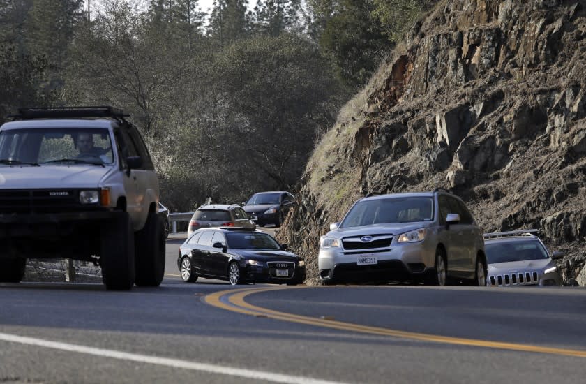 COOL, CA -- FEBRUARY 20, 2020: Residents in Cool are worried their community is going to be overwhelmed because a Dollar General store has been proposed and California State Parks wants to add 245 new campsites to the nearby Auburn State Recreation Area. The town can only be reached by a windy mountain road which already is a danger in fire season. (Myung J. Chun / Los Angeles Times)